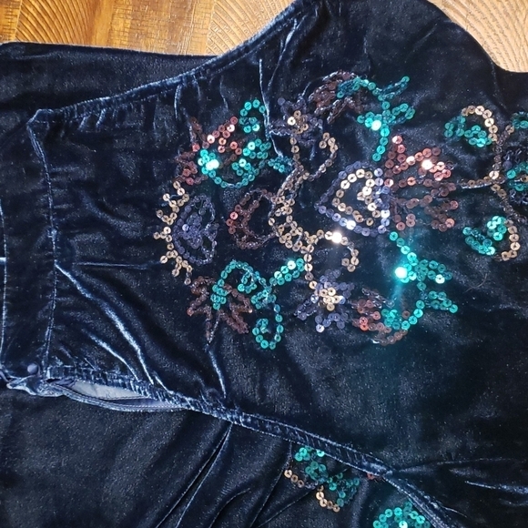 Free people a line velvet sequined dress - Picture 7 of 7